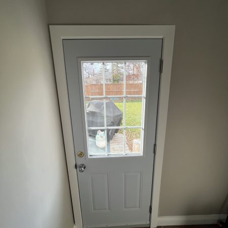 Exterior Door Installation with Trim