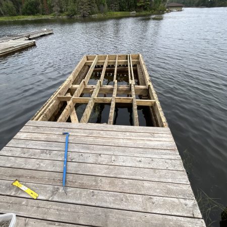 Gun Club Island Dock Before