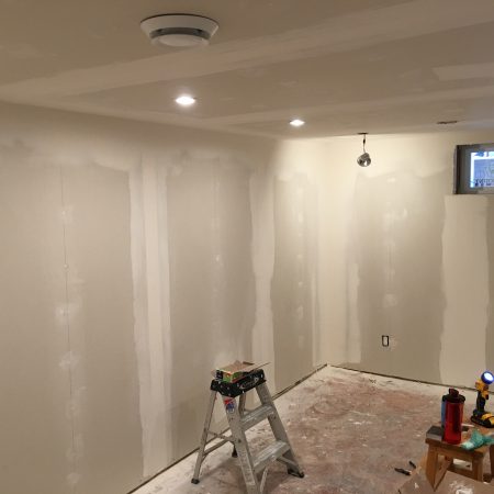 Basement Drywalling