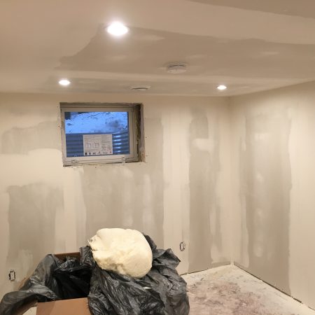 Basement Drywalling