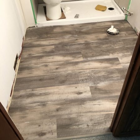 New Bathroom Floor