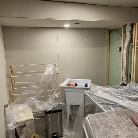 Laundry Room Drywall