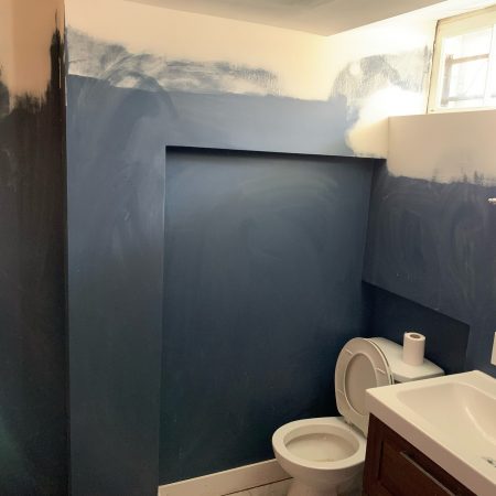 Basement Bathroom Drywall