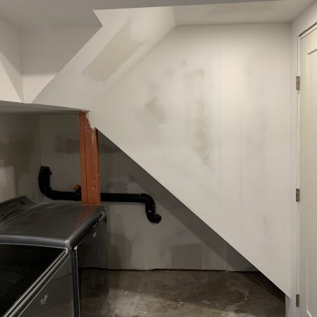 Laundry Room Drywall Finishing