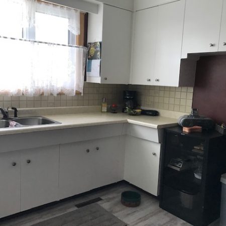 Retro Kitchen Cabinets With A New Paint Job & Handles