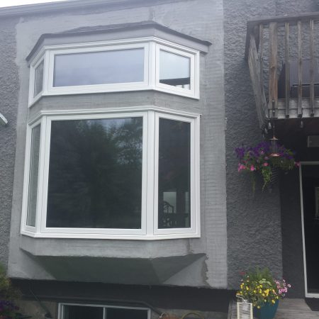 Scratch Coat On Large Bay Window