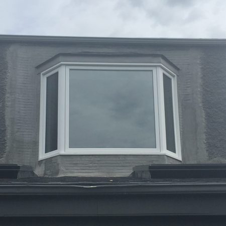 Scratch Coat On Large 2nd Story Bay Window