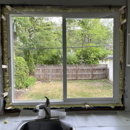 Interior New Kitchen Window