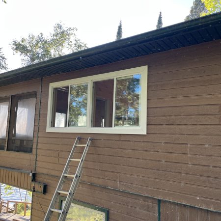 Exterior Of New Dining Room Windows