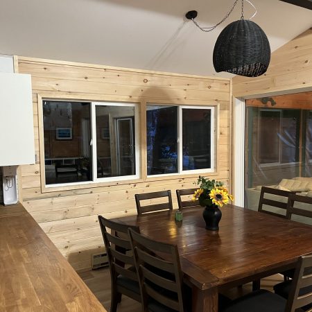 Interior Of New Dining Room Windows